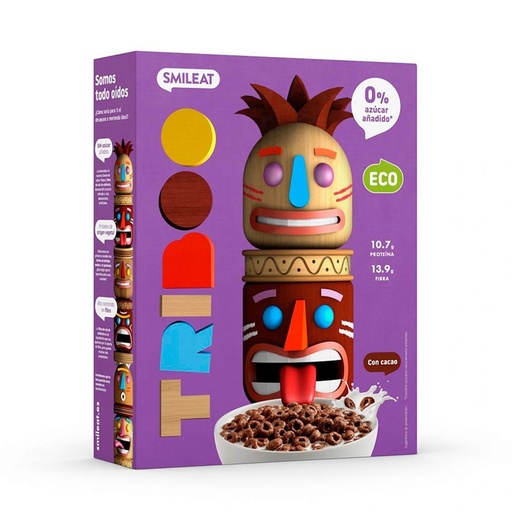 [22685] CEREALES DE DESAYUNO CHOCOLATE 300G  SMILEAT