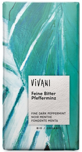 [10736] CHOCOLATE NEGRO CON MENTA 100G VIVANI