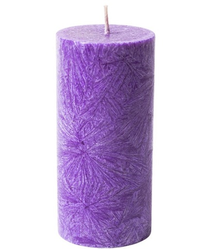 [3245] VELA PILAR VIOLETA LA RUEDA NATURAL