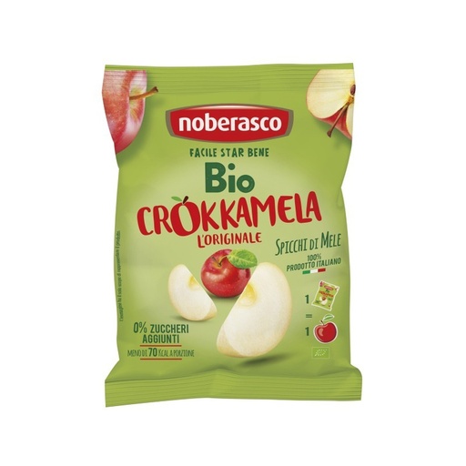 [27548] RODAJAS MANZANA CRUJIENTE CROKKAMELA 20G NOBERASCO