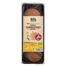 GALLETAS DE TRIGO SARRACENO CON DATILES 170G SOL NATURAL