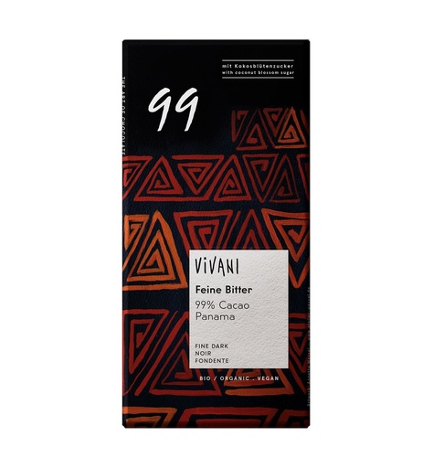 [14893] CHOCOLATE NEGRO 99% 80G VIVANI