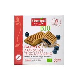 GALLETAS DE TRIGO SARRACENO CON ARÁNDANOS SIN GLUTEN 200G GERMINAL