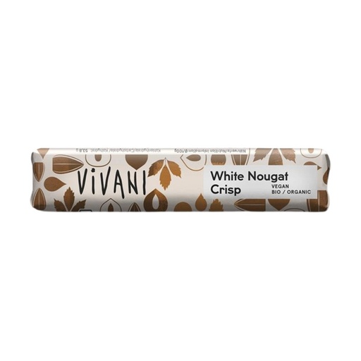 [22967] CHOCOLATINA BLANCA AVELLANA Y CROCANTI 35G VIVANI
