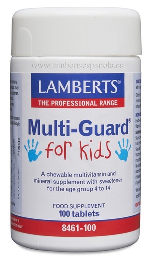 [27772] MULTIVITAMINAS MULTI-GUARD FOR KIDS 100CAP LAMBERTS