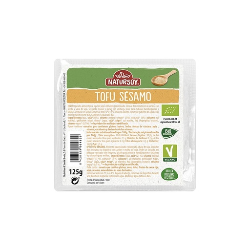 [24059] TOFU DE SÉSAMO 125G NATURSOY