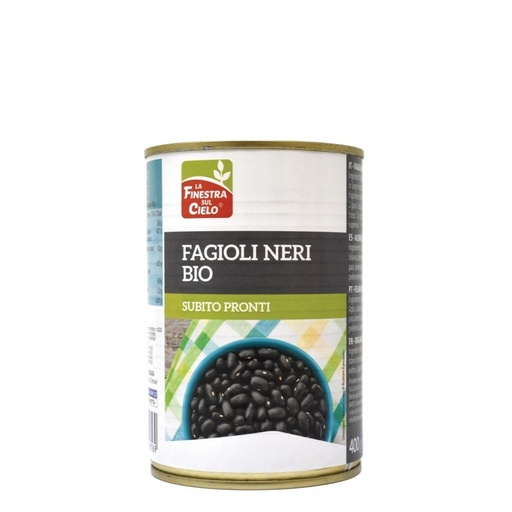 [18513] ALUBIAS NEGRAS COCIDAS 400G LA FINESTRA