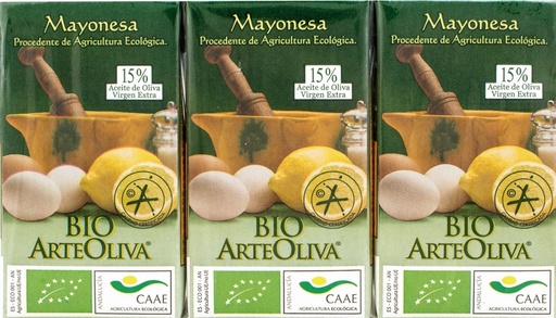 [13489] MAYONESA 3X125ML ARTEOLIVA