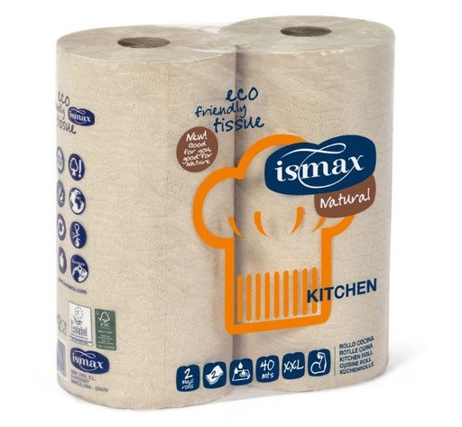 [16895] ROLLO DE COCINA ECOLOGICO PACK 2UD ISMAX