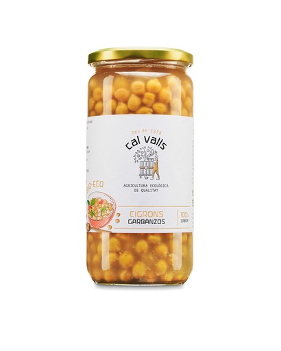 [9393] GARBANZOS COCIDOS 700G CAL VALLS