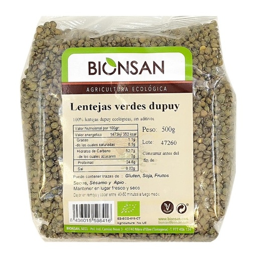[30105] LENTEJA DUPUY 500G BIONSAN