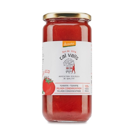 [19512] TOMATE ENTERO PELADO CONDIMENTADO 660G CAL VALLS