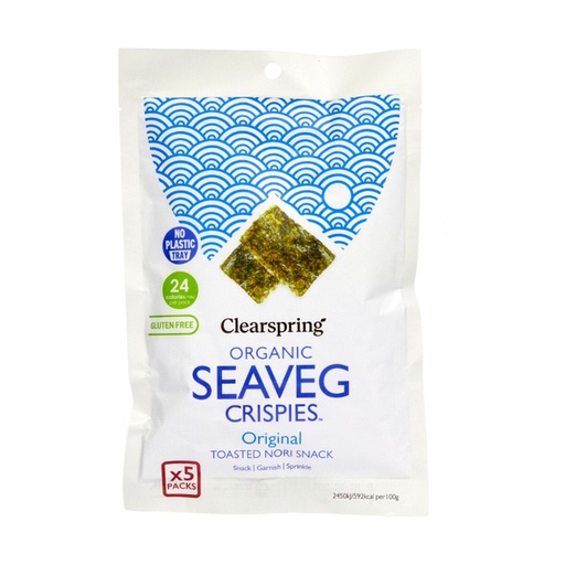 [19577] SNACK ALGA NORI TOSTADA MULTIPACK 3X4G CLEARSPRING