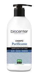 CHAMPÚ PURIFICANTE ALOE SALVIA ROMERO 500ML BIOCENTER
