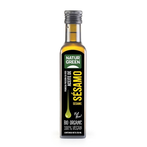 [2785] ACEITE VIRGEN SESAMO 250ML NATURGREEN