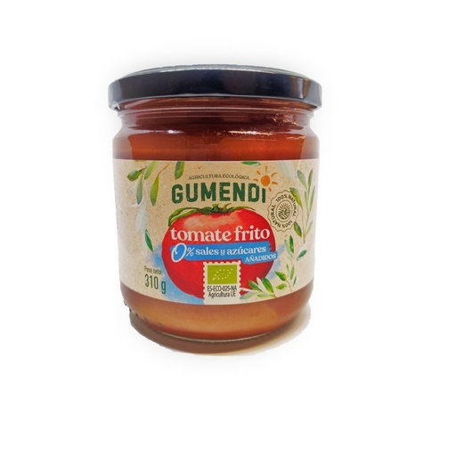 [29317] TOMATE FRITO 0% SAL AÑADIDA 0% AZÚCARES AÑADIDOS 310G GUMENDI