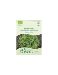 LECHUGA LOLLA BIONDA SEMILLA PARA CULTIVAR 1G SEMILLAS VIVA