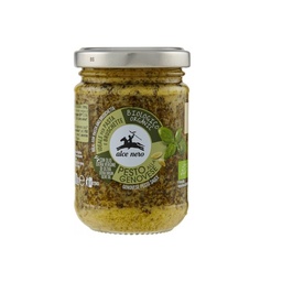 PESTO GENOVES CON ALBAHACA 130G ALCE NERO