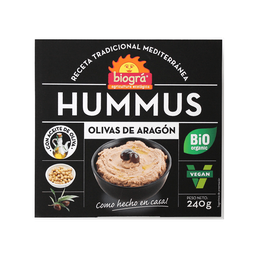 HUMMUS OLIVAS NEGRAS DE ARAGON 240G SORRIBAS