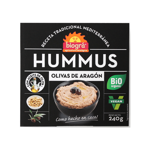 [20175] HUMMUS OLIVAS NEGRAS DE ARAGÓN 240G SORRIBAS