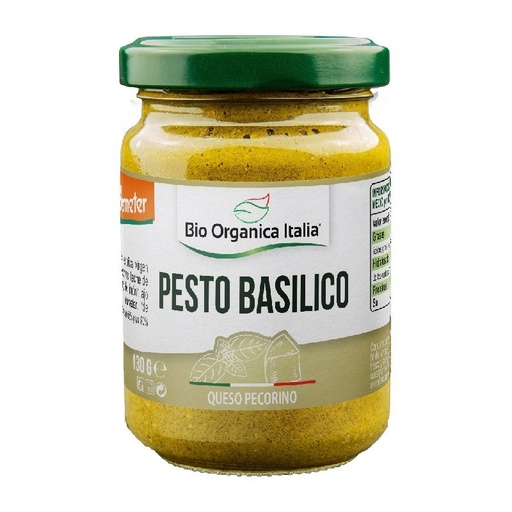 [22408] PESTO VERDE ALBAHACA BASILICO DEMETER 130G BIO ORGANICA ITAL