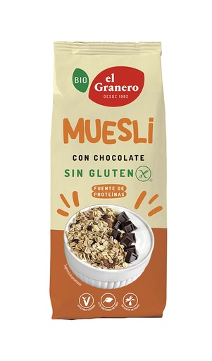 [22115] MUESLI CHOCOLATE SIN GLUTEN 375G EL GRANERO