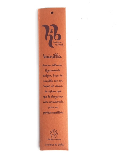 [16857] INCIENSO NATURAL VAINILLA 10U H&B