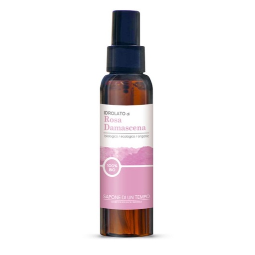 [15530] AGUA FLORAL ROSA DAMASCENA 100ML SAPONE DI UN TEMPO