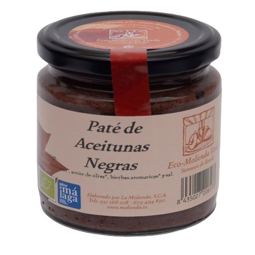 [11911] PATÉ ACEITUNAS NEGRAS 220G LA MOLIENDA