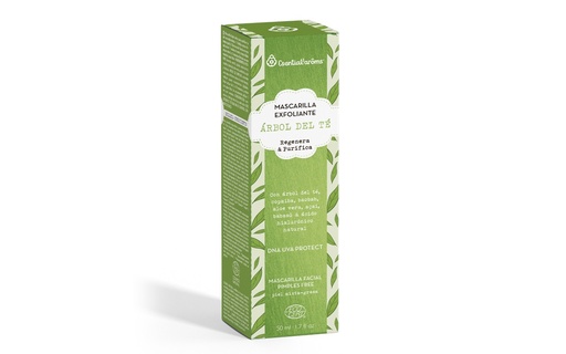 [16233] MASCARILLA EXFOLIANTE ÁRBOL DEL TÉ 50ML ESENTIAL AROMS
