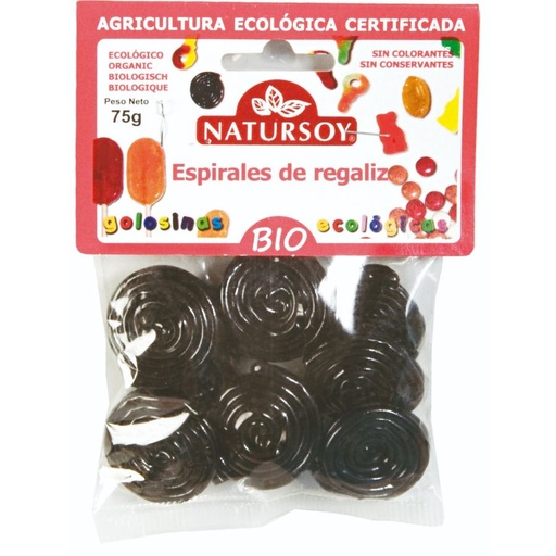[11432] BOLSA DE REGALIZ ESPIRAL 75G NATURSOY