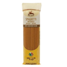 ESPAGUETIS DE TRIGO INTEGRAL 500G ALCE NERO