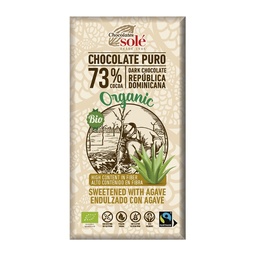 CHOCOLATE NEGRO 73% AGAVE 100G SOLÉ