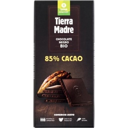 CHOCOLATE NEGRO 85% 100G TIERRA MADRE