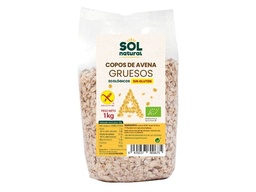 COPOS DE AVENA GRUESO SIN GLUTEN FAMILIAR BIO 1KG SOL NATURAL