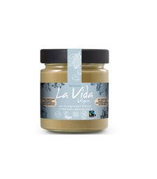 CREMA AVELLANA BLANCA CON MENOS AZÚCAR 200G LA VIDA VEGAN
