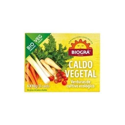 CALDO VEGETAL CUBITOS 6 x 10G BIOGRA