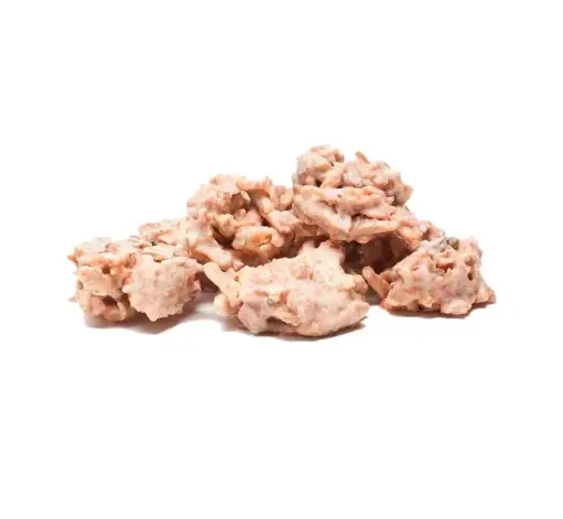 [28555] ROCAS DE CHOCOLATE BLANCO Y ALMENDRAS 125G TIERRA DULCE