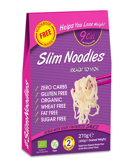 [17599] KONJAC NOODLES 270G SLIM PASTA