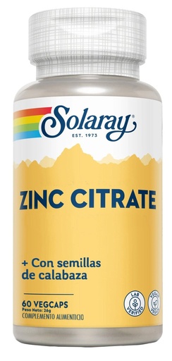 [14698] ZINC 60 CAP 50MG SOLARAY