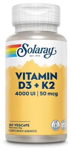 [14915] D3 & K2 (MK7) 60CAP SOLARAY