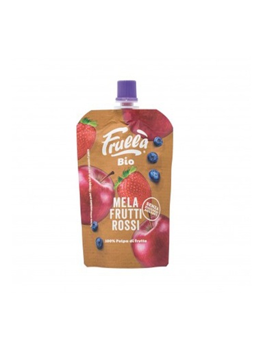 [10255] PURÉ MANZANA ARÁNDANOS FRESA 100 G FRULLA BIO