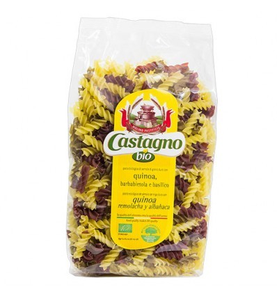 [3116] ESPIRAL TRIGO QUINOA REMOLACHA ALBAHACA 500G CASTAGNO
