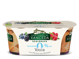 YOGUR DESNATADO FRUTAS BOSQUE 2X125G CASA GRANDE XANCEDA