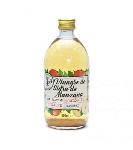 [29178] VINAGRE DE MANZANA SIN FILTRAR 500ML ECOVINAL