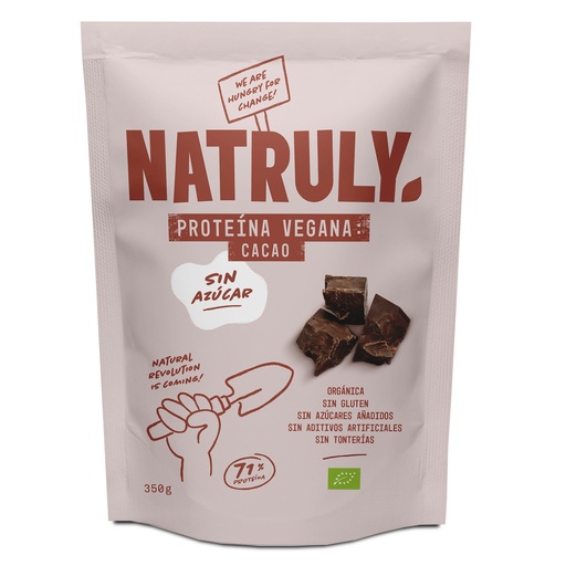 [28014] PROTEÍNA VEGANA CHOCOLATE BIO 350G NATRULY