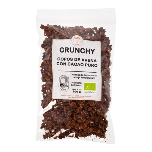 [22784] CRUNCHY DE AVENA CON CACAO PURO 300G SIERRA