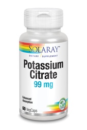 POTASIO CITRATO 99MG 60UD SOLARAY