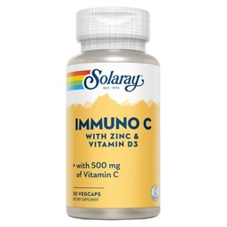 INMUNO C CON D3 Y ZINC 30CAPS SOLARAY
