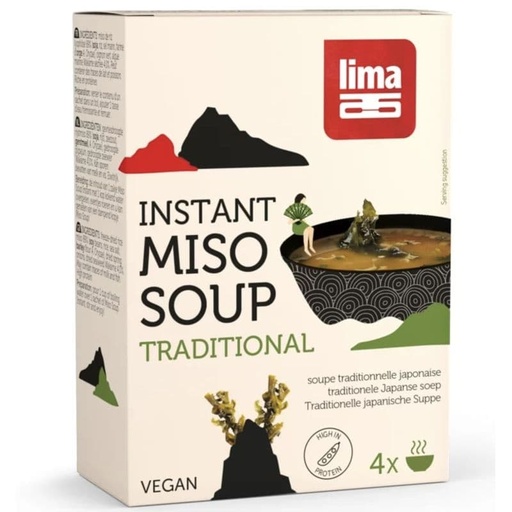 [23097] SOPA MISO INSTANT TRADICIONAL LIMA 4x10 GR LIMA